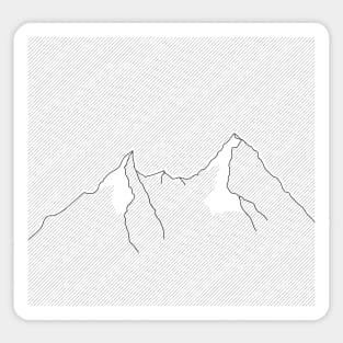 Mountain Range Sticker